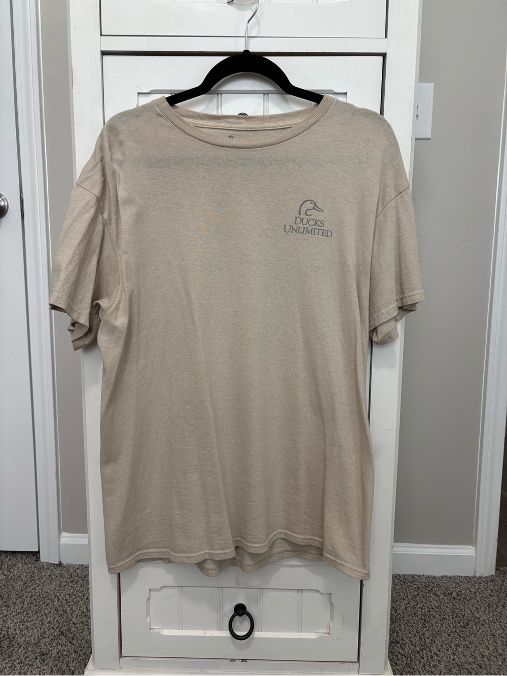 Ducks Unlimited Tan Short Sleeve Logo T-Shirt